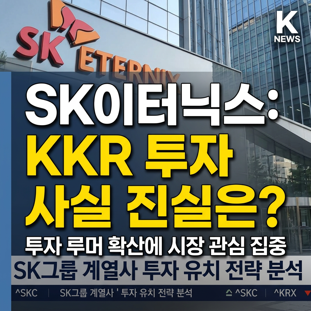 SK이터닉스 KKR 투자와 팩트체크