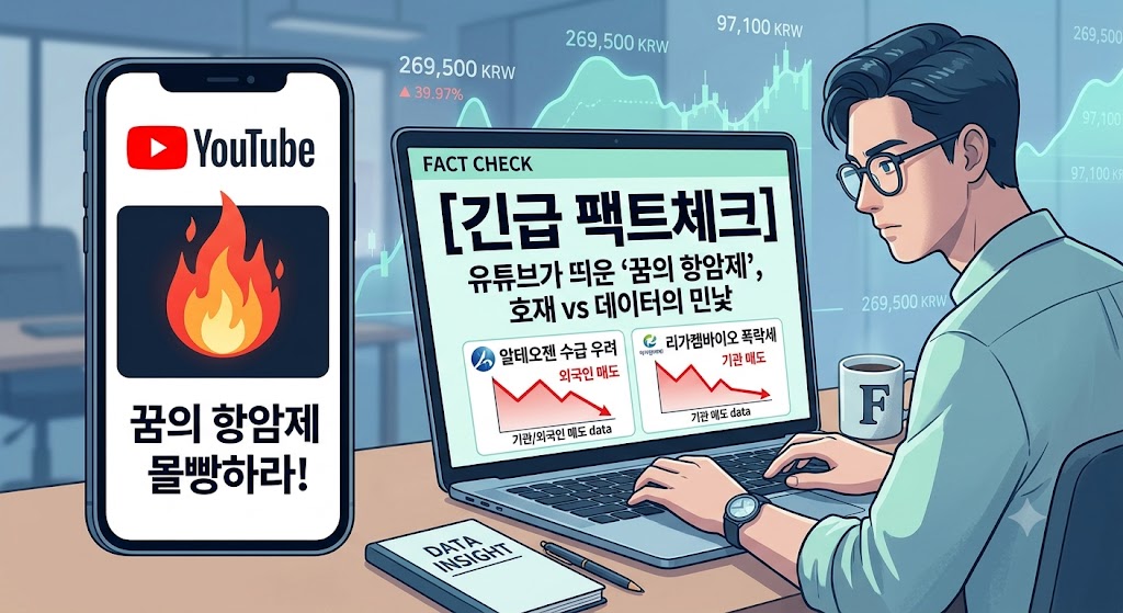 알테오젠·리가켐바이오 수급 분석: 호재 뉴스만 믿고 샀다가 피눈물 흘리는 이유